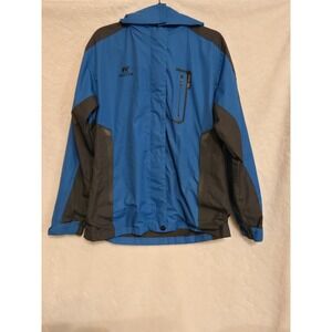 Outdoor Diamond Candy Fashion Women's Large Blue GORE-TEX Ski Jacket Pockets‎